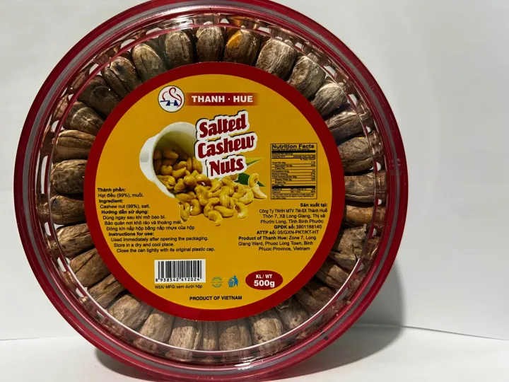 Hạt Điều Rang Xếp Hoa Hộp 500gram
