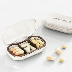 YYIEDERNG | Portable Mini Medicine Box Weekly 7-Day Food-Grade Compartments