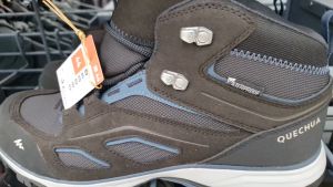 Quechua รองเท้าหุ้มข้อผู้ชายกันน้ำสำหรับผู้ชาย รองเท้าเดินทาง เดินบนภูเขารุ่น MH100