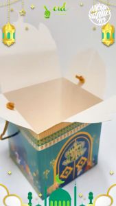 Gable Box Idul Fitri Lebaran -9.5x9.5x11cm
