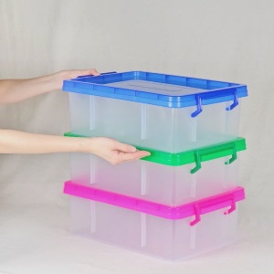 กล่องพลาสติก อเนกประสงค์ ทรงแบน ขนาด 12 ลิตร (No.308)