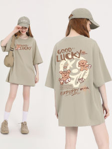 Cafe Short Sleeve Womens T-shirt Pure Cotton Inner Wear Design Top Half Sleeve Small Shirt Summer Moisture Wicking round Neck