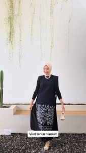 (READY STOCK) Vest Tali Tenun Blangket Handmade - Rompi Tali Tenun Ethnic - Outer tali Tenun