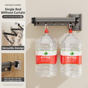 WEILAISHI | Foldable Invisible Waterproof Shower Curtain for Wet and Dry Separation Bathing