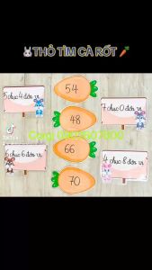 THỎ TÌM CÀ RỐT - Đồ dùng dạy học Corgi