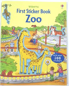 🌟มาใหม่🌟 Zoo first sticker book สมุดภาพสติ๊กเกอร์ (เนื้อหาเป็นภาษาอังกฤษ) sticker book หนังสือนิทานภาษาอังกฤษ หนังสืออ่านเสริมความรู้ หนังสือกิจกรรม