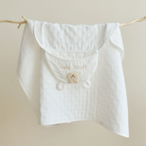 ANYOUBI | Cotton Breathable Absorbent Hooded Baby Bath Towel
