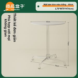 NANGUAHEZI | Bàn Kính Cường Lực Hình Tròn Thiết Kế