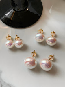 CAFFTI | Luxury Cherry Blossom Pink Pearl Earrings