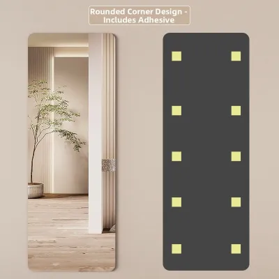Acrylic Soft Self-Adhesive Full-Length Wall Mirror