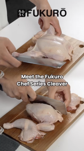 Fukuro Cleaver Knife 6.5" Stainless Steel Knife Kitchen Utensils Chef