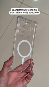 Case INFINIX NOTE 50 4G NOTE 50 PRO 4G AirBag Clear Magsafe Anti Crack Cover Bening Premium