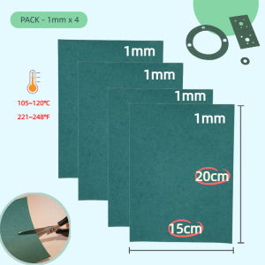 Gasket Paper Sheets 1mm X 4|Tear-Resistant Heatproof Oil-Resistant DIY Engine Gaskets Scooter Motorcycle Lawnmower Chainsaw