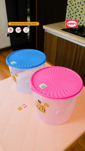 SHINPO Toples Plastik 5 L Penyimpanan Makanan Peacock Food Storage BPA Free SPO-SIP