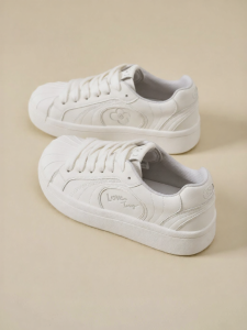 Josiny | Thick Sole Shell Toe Elevated Casual Shoes