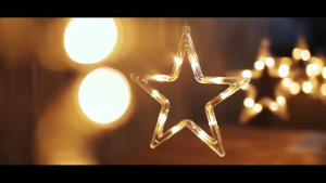 TOP 3.5M Waterproof LED Fairy Lights with Star & Moon Patterns for Outdoor Decor