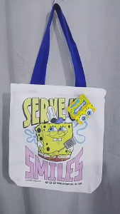 Tote Bag Nickelodeon Viacom 2025 Design 5 Five Official SpongeBob SquarePants