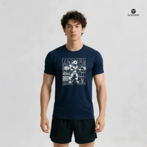 Madaha Kaos Baju Dry fit Jersey Olahraga Gym Fitness
