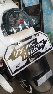 Don’t Panic Its Electric Stickers for Car Decals Ebike NWOW Bicycle Waterproof Sticker Electrical Machine Decal
