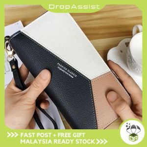 DROPASSIST 1267 8 Card Holder Long Purse Beg Tangan Wanita Wallet Bag Phone Dompet Perempuan Womens Pouch