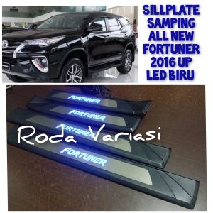 Sillplate Samping Injakan Pintu Samping LED Mobil All New Fortuner 2016-2021 Impor