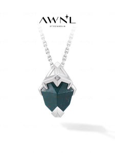 Viking Fearless Heart Charm Necklace S925 Silver