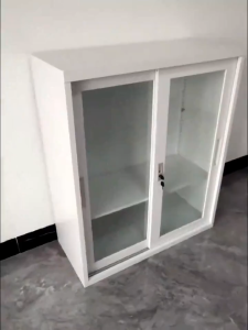 Metal filing cabinet storage box metal cabinet rust-free cabinet Adjustable partition waterproof and insect proof with lock narrow multi-layer