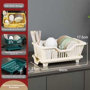 Dish Drying Basket Cutlery Organizer