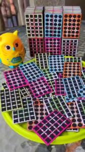 MAINAN Gosokan Bom Premium Semua Titik Tersediaisi 500 kupon Kertas DuplexTEBALpotongan Presisi Tinta Pekat Anti Buram Motif Random Seru!