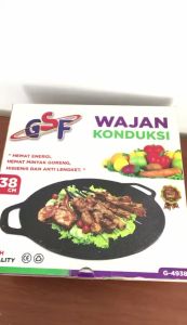 WAJAN KONDUKSI GSF G-4938 / WAJAN KONDUKSI 38CM GSF 4938 / WAJAN KONDUKSI ALAT PANGGANGAN BBQ BARBEQUE MULTIGUNA GRILL PAN ANTI LENGKET / WAJAN KONDUKSI 38 CM / WAJAN SERBAGUNA ANTI LENGKET / WAJAN GRILL PAN BBQ ANTI LENGKET / WAJAN KONDUKSI 38CM ANTI LEN