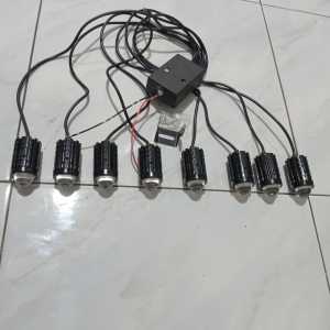 Paket 8 Lampu Sorot 2 Mode Led Grill Mobil Motor 12 Volt Kedip Dan Diam
