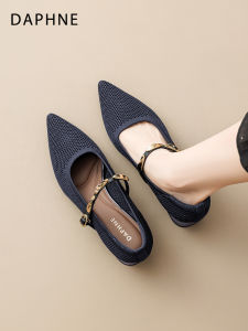 Daphne | Dép Gót Nhọn Elegance Retro MARY JANE Đơn Giản