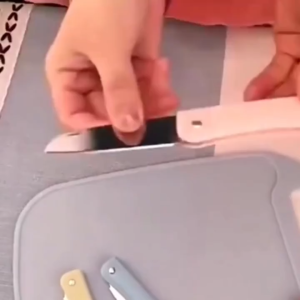 Pisau Lipat  Mini Stainless Steel / Alat Pengupas & Pemotong Buah Sayur Super Tajam Anti Karat