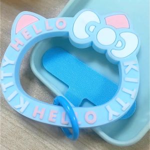 HelloKitty 3D Resin Keyhanging MINISO Cute Cartoon Bag Sanrio Kitty Cat Mobile Phone Lanyard