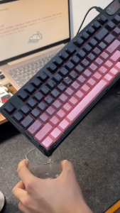 Bàn phím cơ gaming Deiog AK98 - 98 phím Linear Switch Led RGB chống nước IPX7 bền bỉ