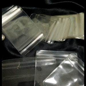 Small Zip lock bag Transparent Plastic Bag PVC bag pouch Resealable Jewelry Pouch Accessories storage