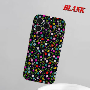 Dark Floral Phone Case for iPhone 18 17 16 15 14 13 12 11 Air Pro Max Plus Double-layer Cover