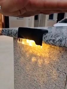 COD TaffLED Lampu Taman Hias Tangga Pagar Tenaga Surya Solar Power IP44 Warm White 4 PCS