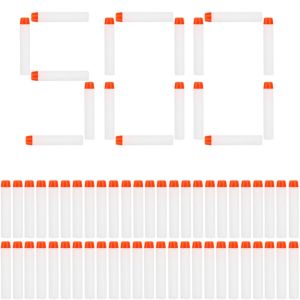 1000 Chiếc Phi Tiêu Phát Sáng Trong Bóng Tối Dành Cho Dòng Nerf N-Strike Elite 2.0 Tương Thích Với Tất Cả Các Loại Súng Bắn Bọt Elite Mũi Tên Bọt Trắng