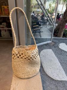 Túi Đeo Vai Đan Rơm Thủ Công Có Viền Hoa Rỗng Túi Đi Biển Mùa Hè Cổ Điển Túi Đeo Vai Đơn Bằng Vải Polyester Mềm