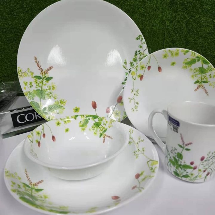 🔥HOT SALE Corelle 20 pcs with mug Provence garden