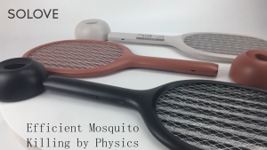 ไม้ตียุง SOLOVE P1 ช็อตยุงไฟฟ้า ช็อตยุงไฟฟ้า ที่ตียุง เครื่องจับยุง 2in1 ไฟฟ้าดักยุง