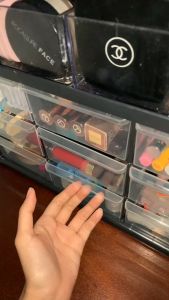 Multipurpose 9 Compartment Storage Drawer Cabinets / Almari Hardware / Almari Murah/Accessories Spare Part Organizer