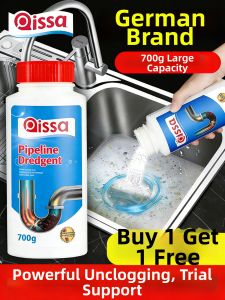 PISSA | Powerful Drain Cleaner for Kitchen Grease and Toilet Blockage Powder