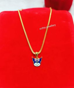 KALUNG ANAK LIONTIN PERAK 925 LAPIS MAS