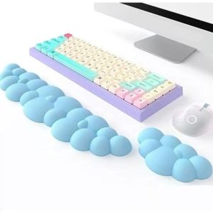PU Rest Pad Gaming Cloud Foam Ergonomic Bantalan Pergelangan Tangan Ketik Keyboard Wrist
