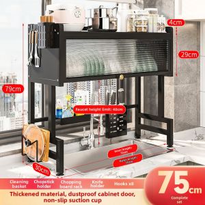 Dustproof and Draining Dish Rack