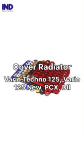 Cover Radiator Variasi J2 IND Honda PCX & ADV & Vario Techno 125 Old & Vario 125 150 New LED 2015 2018 2022 Tutup Tameng Penutup CNC