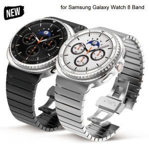 No Gaps Titanium Band for Samsung Galaxy Watch 8 Classic 46 44 40mm Stainless Steel Strap for Galaxy Watch Ultra 2025 Wristband