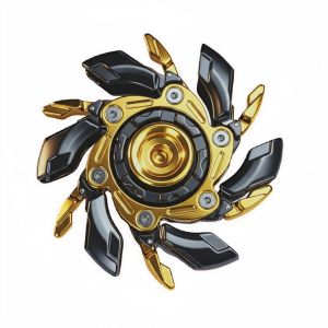Mechanical Deformable Metal Fidget Spinner Premium Alloy EDC Hand Spinner Smooth Spin Anti-Stress Fingertip Gyro Toy for Adult